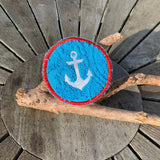 Abschminkpad Anker Stickdatei ITH 10x10 cm Waschpad Meer Urlaub Kosmetikpad maritim - Sewando