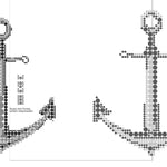 LINEART PUNTKE-ANKER Punkte erzeugen einen PhotoEffekt Plotterdatei - Sewando