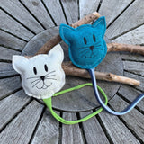 Katze Stickdatei ITH 10x10 Katzenspielzeug Haustierbedarf Baldrian Katzenminze Tierspielzeug - Sewando