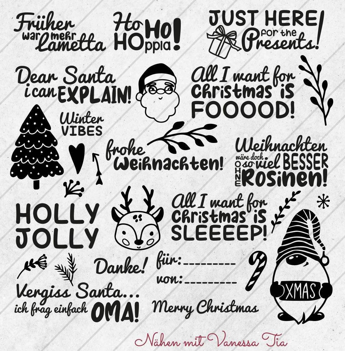 Weihnachtsmatch | Bundle Plotterdatei - Sewando