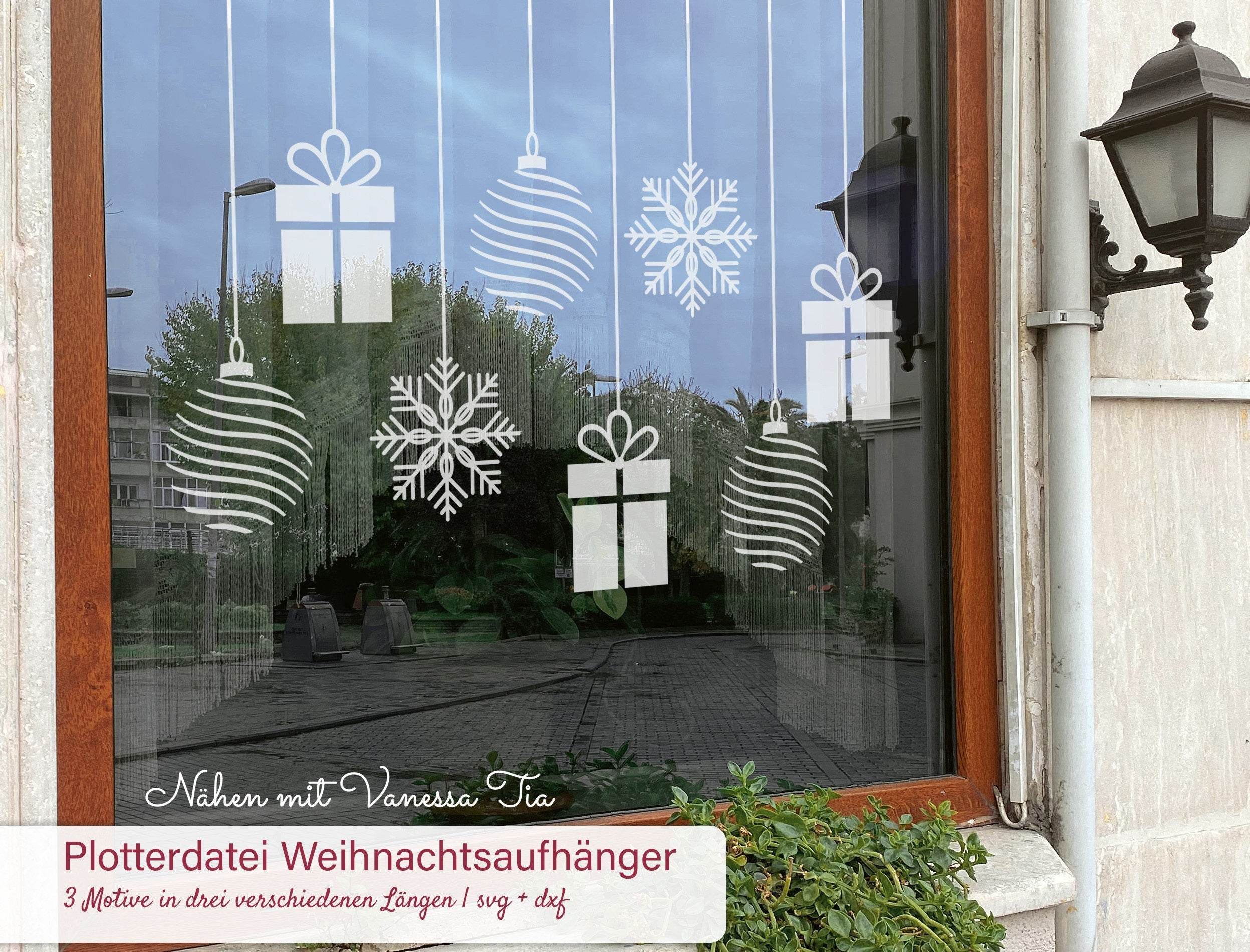 Weihnachtsaufhänger | Fensterdeko Plotterdatei - Sewando