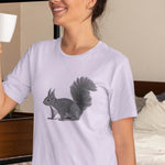 Lilly und Oscar / Eichhörnchen / Line Art, Plotter- Laser-Datei als SVG und DXF - Sewando