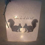 Lilly und Oscar / Eichhörnchen / Line Art, Plotter- Laser-Datei als SVG und DXF - Sewando