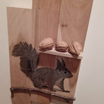 Lilly und Oscar / Eichhörnchen / Line Art, Plotter- Laser-Datei als SVG und DXF - Sewando