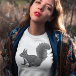 Lilly und Oscar / Eichhörnchen / Line Art, Plotter- Laser-Datei als SVG und DXF - Sewando