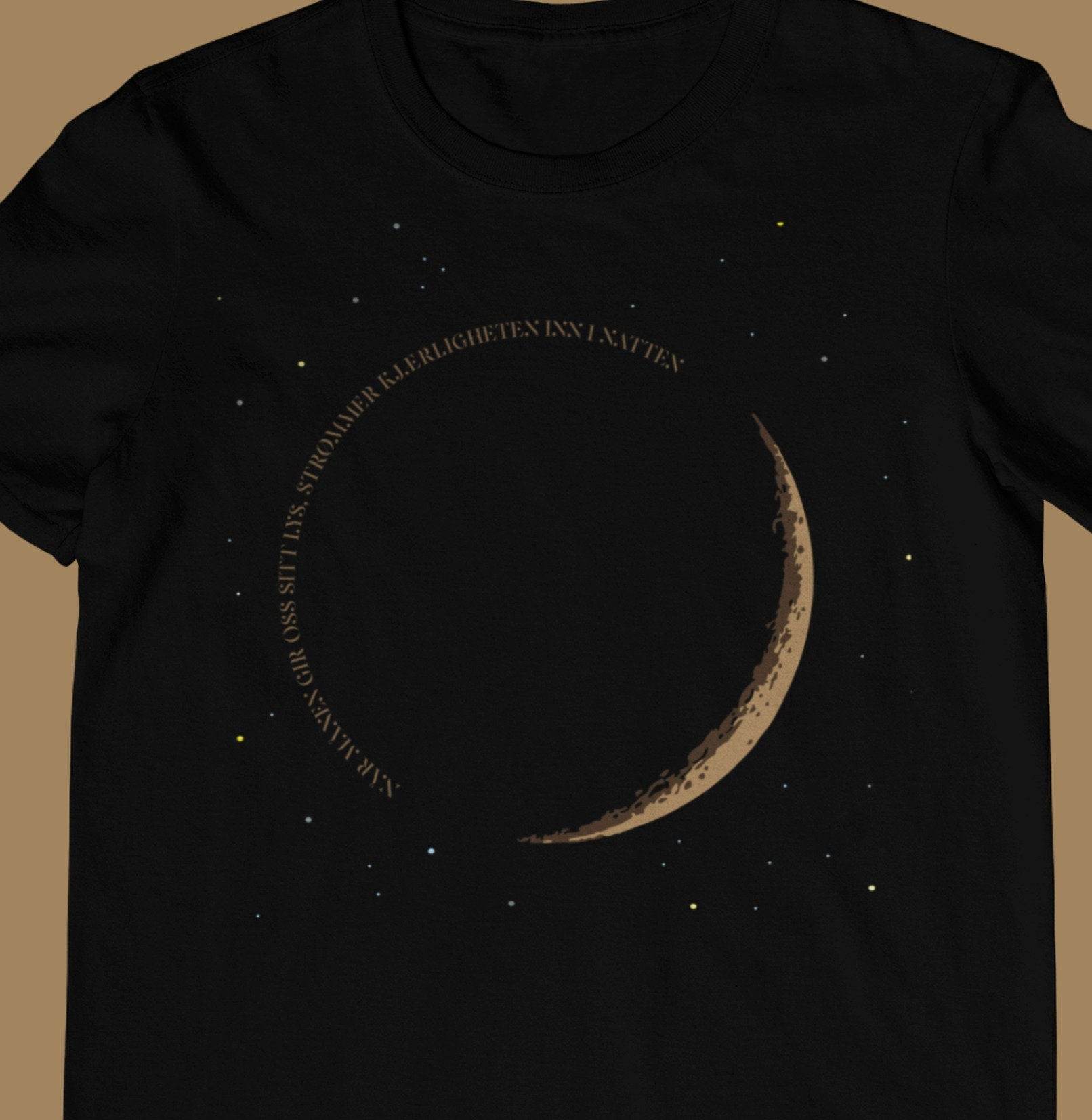 MOON / mit norwegischen und deutschem Poem, Plotter und Laser-Datei als SVG und DXF - Sewando
