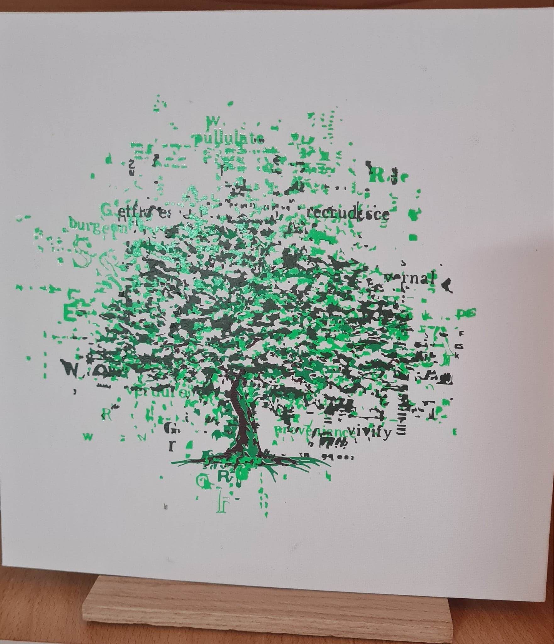 Plotterdatei FRÜHLINGSBAUM / TRAUMBAUM viel einfacher als es aussieht :-) svg dxf - Sewando