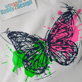 Tusche Schmetterling / Supereinfach zu entgittern Plotter und Laser-Datei als SVG und DXF - Sewando