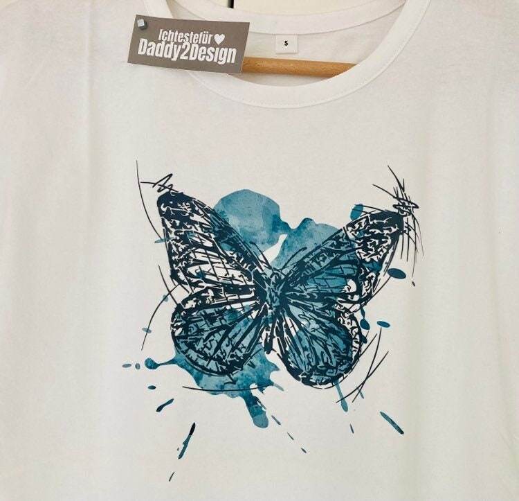 Tusche Schmetterling / Supereinfach zu entgittern Plotter und Laser-Datei als SVG und DXF - Sewando