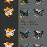 Tusche Schmetterling / Supereinfach zu entgittern Plotter und Laser-Datei als SVG und DXF - Sewando