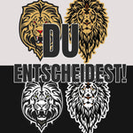 LÖWEN BRÜDER Plotterdatei - du entscheidest ob lieb, böse farbig oder weiss / schwarz SVG und DXF - Sewando