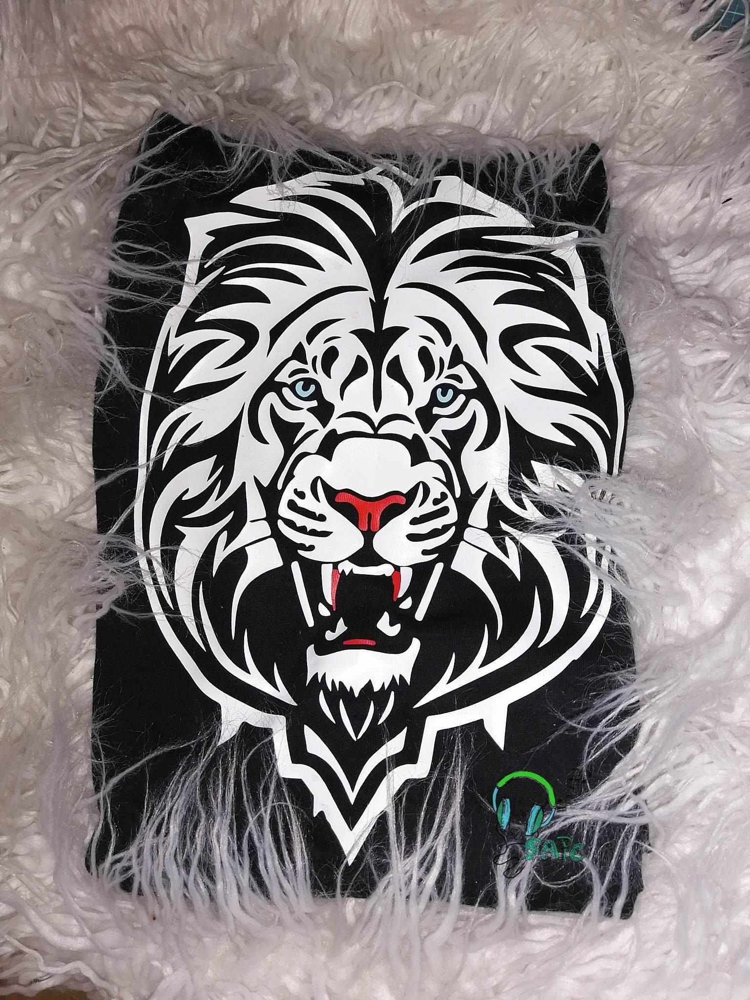 LÖWEN BRÜDER Plotterdatei - du entscheidest ob lieb, böse farbig oder weiss / schwarz SVG und DXF - Sewando