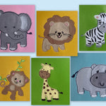 Stickdatei Doodle Zoo Dschungel Set 855 - Sewando