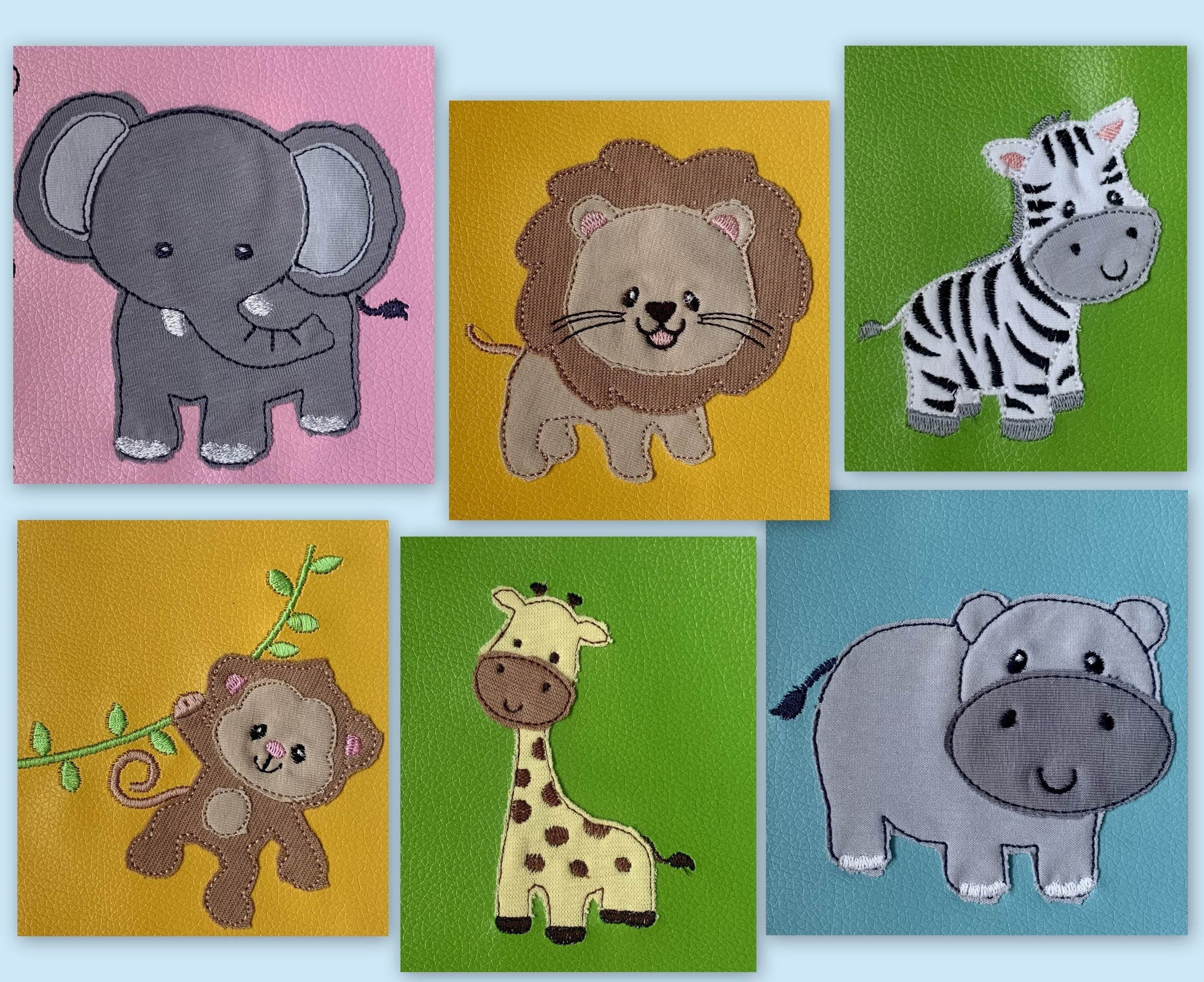 Stickdatei Doodle Zoo Dschungel Set 855 - Sewando