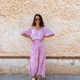 Maxikleid für Anfänger, Sommerkleid CAYETANA, Gr. 32-50, PDF Schnittmuster - Sewando