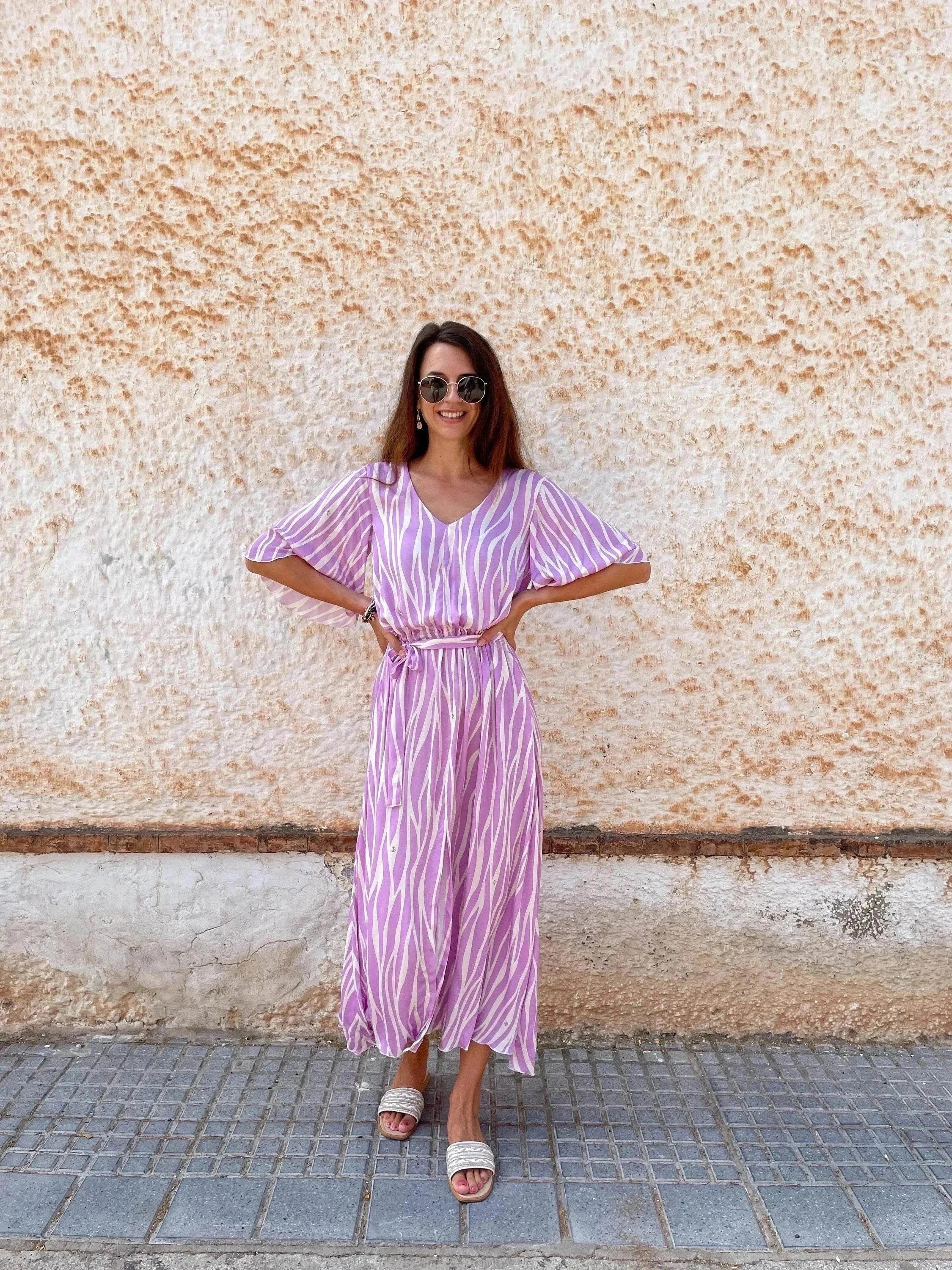 Maxikleid für Anfänger, Sommerkleid CAYETANA, Gr. 32-50, PDF Schnittmuster - Sewando