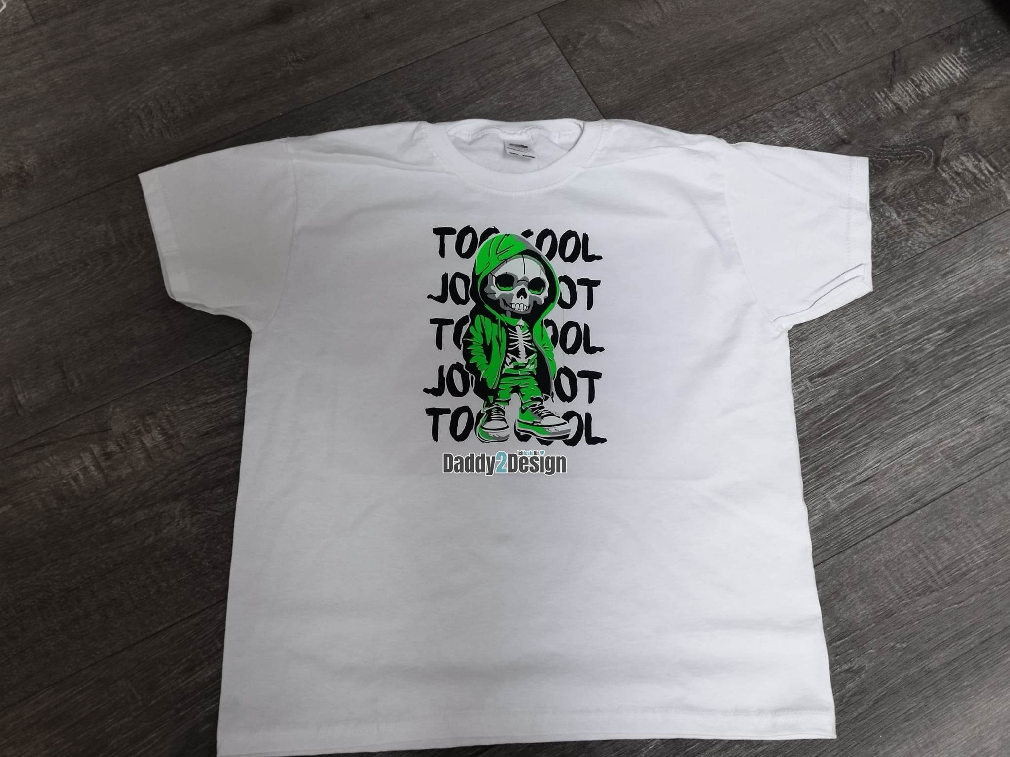 TOO COOL - das viiiieeelll zu coole Skelett, Plotterdatei als SVG und DXF - Sewando
