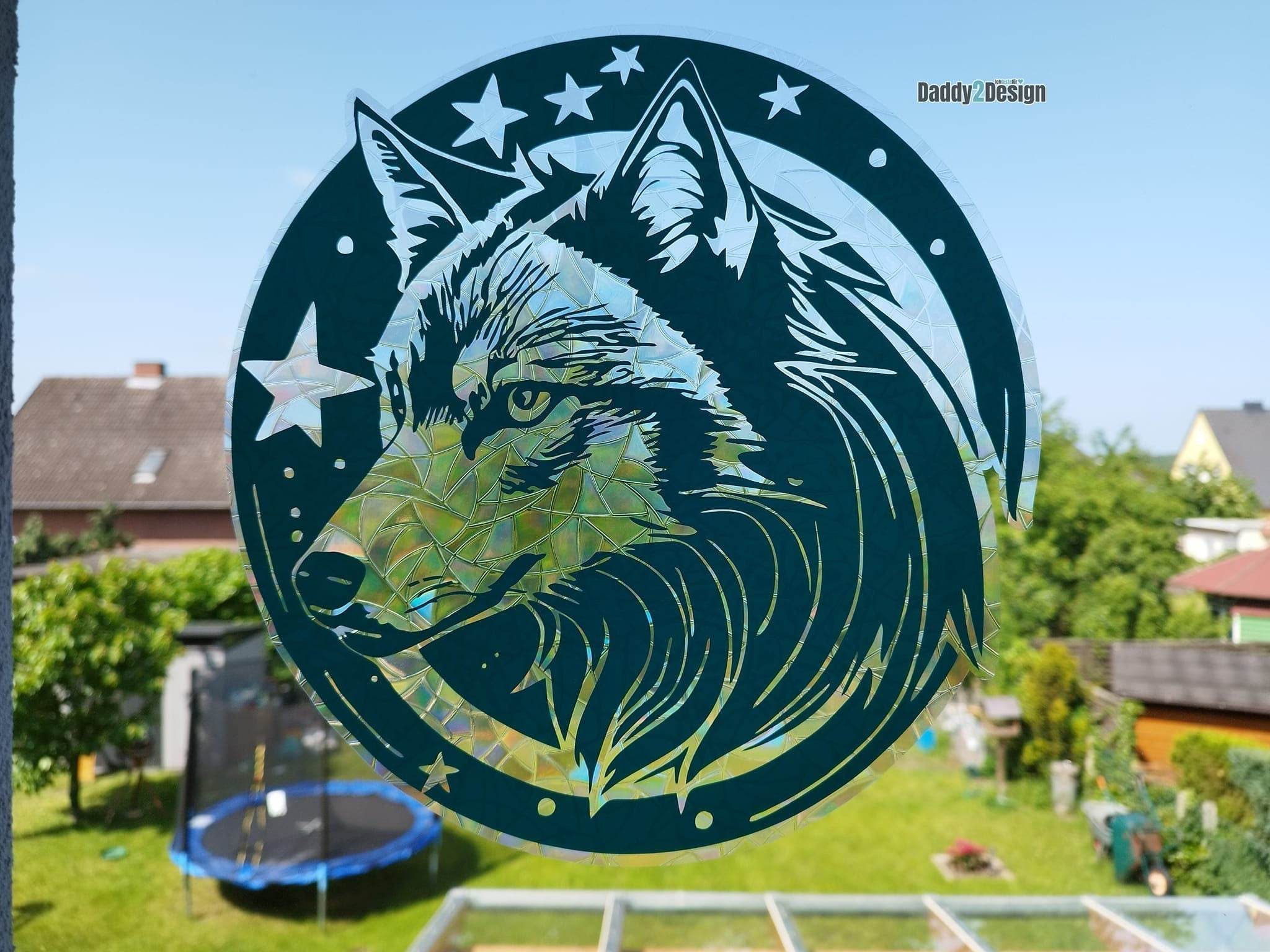 WOLF POEM - mit naturverbundener Message, Plotterdatei, Laserdatei - Sewando