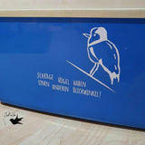 Schräger Vogel | Plotterdatei Spruch - Sewando