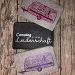 Wohnwagen Mandala | Plotterdatei Camping ist meine Leidenschaft - Sewando