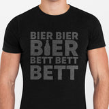 Schriftzug "Bier Bier Bier Bett Bett Bett" | Plotterdatei