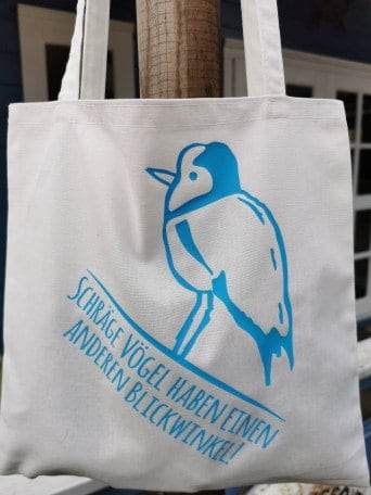 Schräger Vogel | Plotterdatei Spruch - Sewando