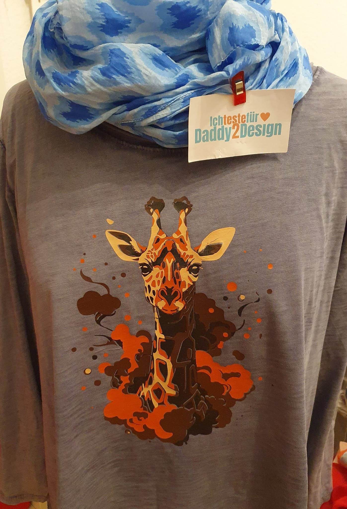 Plotterdatei Herz-Nase die süsse Giraffe - Sewando