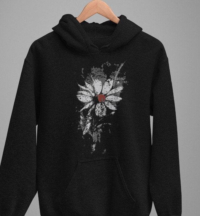 Blume der Nacht - für DUNKLEN STOFF (Material) - TrashBlume, Plotter und Laser-Datei als SVG und DXF - Sewando