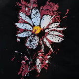 Blume der Nacht - für DUNKLEN STOFF (Material) - TrashBlume, Plotter und Laser-Datei als SVG und DXF - Sewando