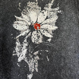 Blume der Nacht - für DUNKLEN STOFF (Material) - TrashBlume, Plotter und Laser-Datei als SVG und DXF - Sewando