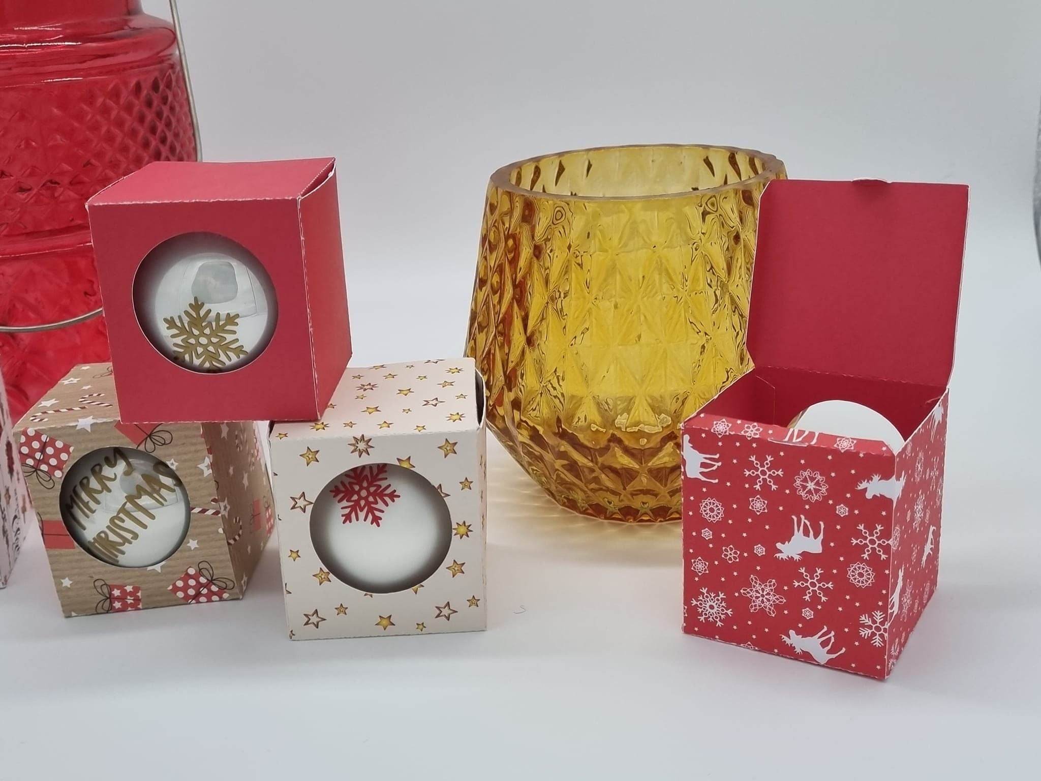 Kugelverpackung Weihnachten Plotterdatei - Sewando