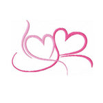Stickdatei Herz Doppelherz 10x10 13x18 Hochzeit Liebe Valentinstag Hochzeitstag Verlobung - Sewando