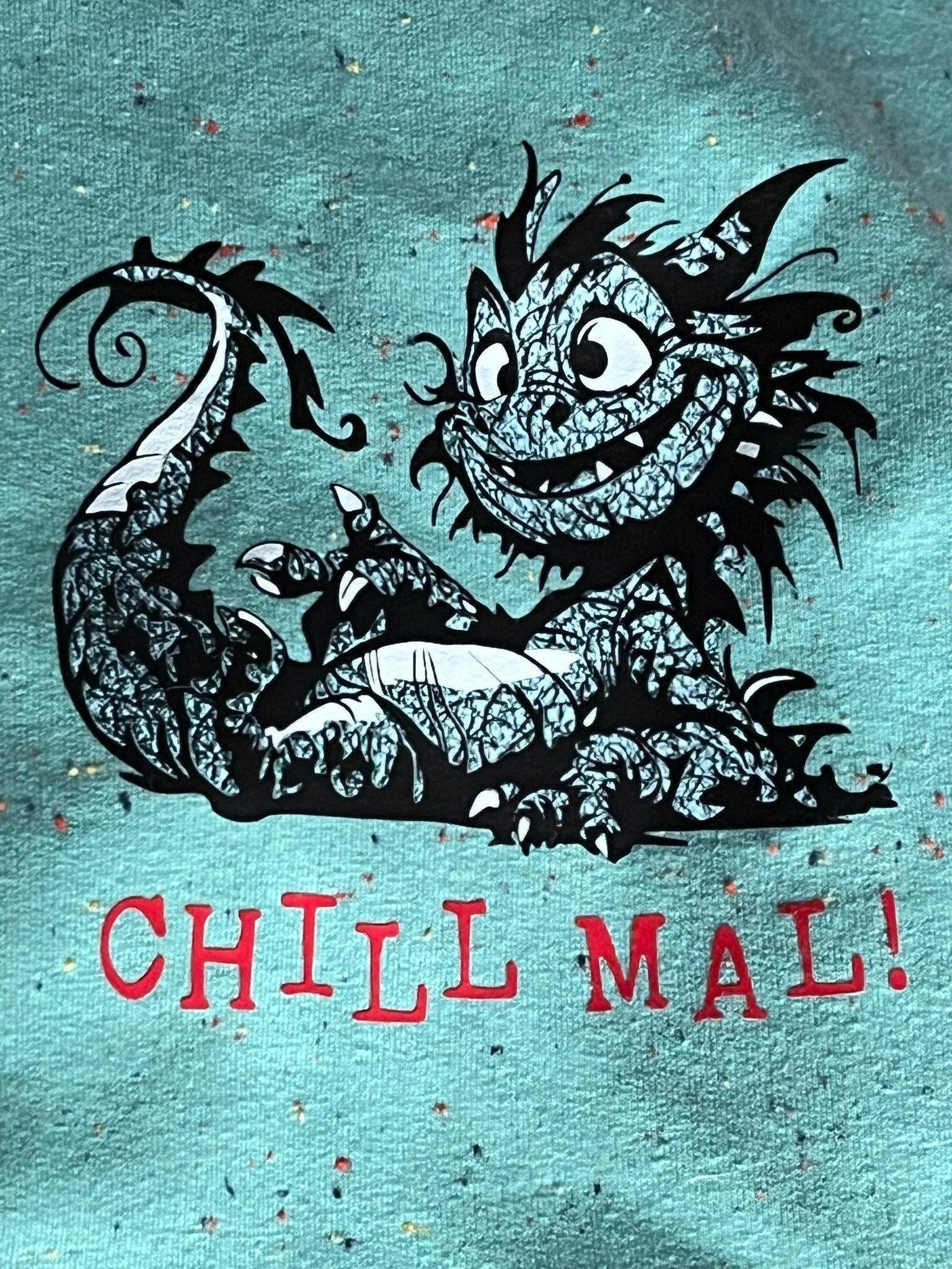 CHILL DRACHE der verrückte Drache mit vielen Sprüchen, Plotter und Laser-Datei als SVG und DXF - Sewando