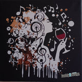 WOMAN WINE Trash trifft Eleganz Plotterdatei, Laserdatei - Sewando