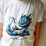 CHILL DRACHE der verrückte Drache mit vielen Sprüchen, Plotter und Laser-Datei als SVG und DXF - Sewando