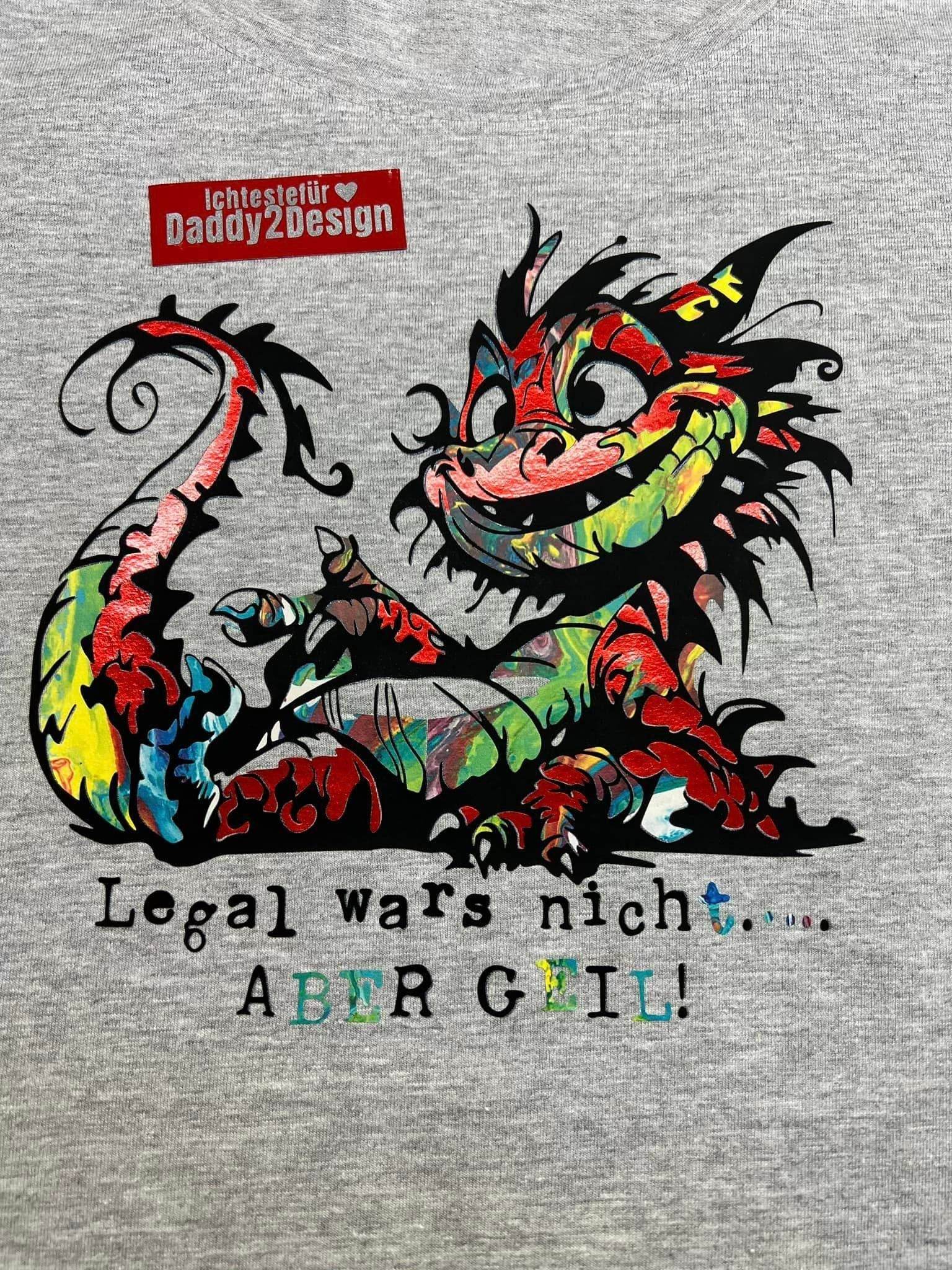 CHILL DRACHE der verrückte Drache mit vielen Sprüchen, Plotter und Laser-Datei als SVG und DXF - Sewando