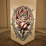 TATTOO FLOWER 1 2 oder 3 farbig, Plotterdatei, Laserdatei - Sewando