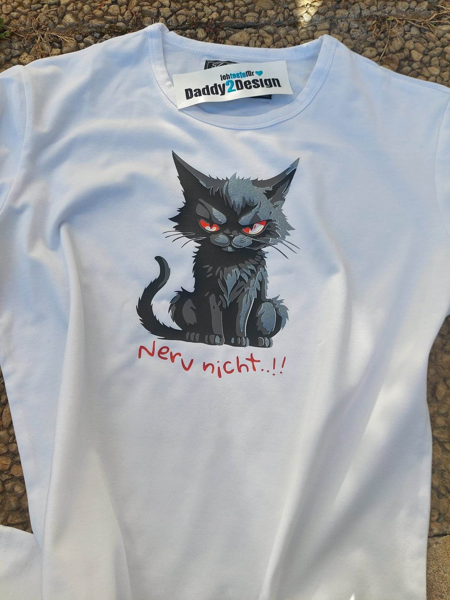 Lustig ärgerliche Katze Angry Cat, Plotter und Laser-Datei als SVG und DXF - Sewando