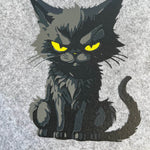 Lustig ärgerliche Katze Angry Cat, Plotter und Laser-Datei als SVG und DXF - Sewando