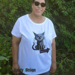 Lustig ärgerliche Katze Angry Cat, Plotter und Laser-Datei als SVG und DXF - Sewando