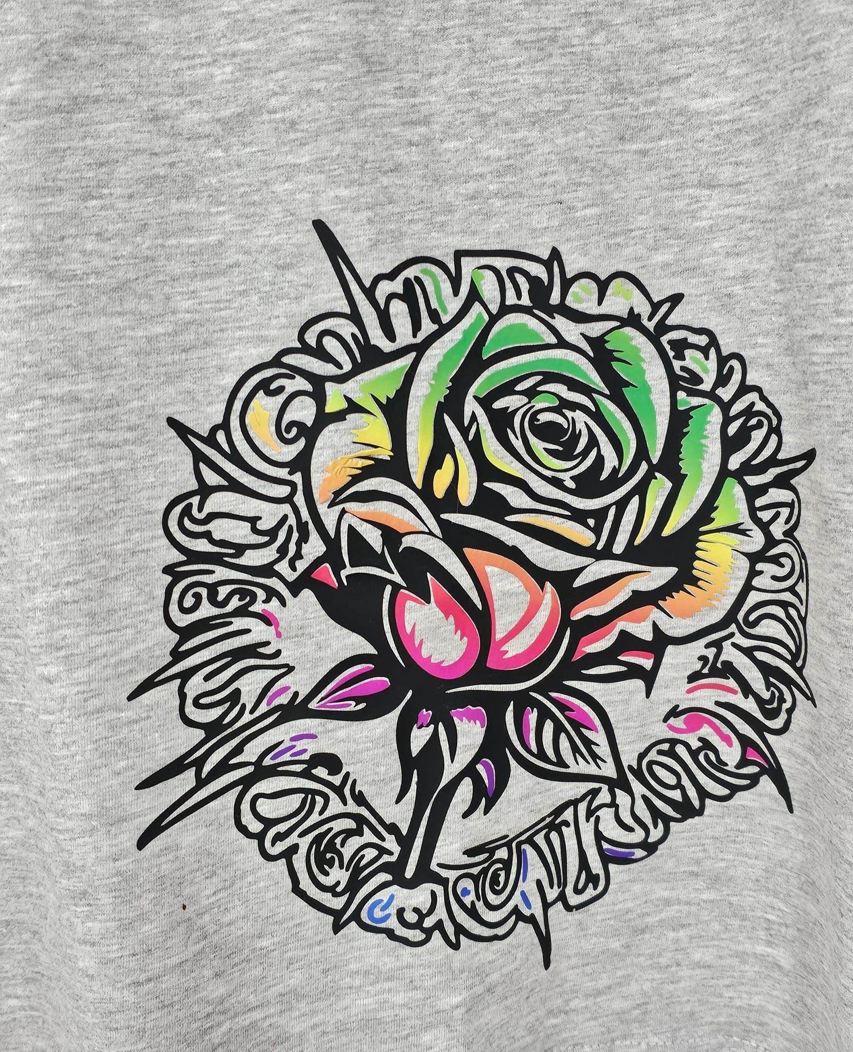 TATTOO FLOWER 1 2 oder 3 farbig, Plotterdatei, Laserdatei - Sewando