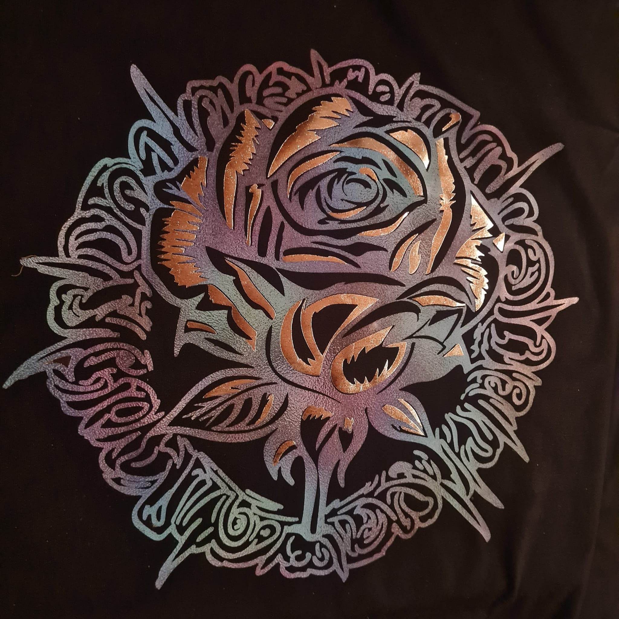 TATTOO FLOWER 1 2 oder 3 farbig, Plotterdatei, Laserdatei - Sewando
