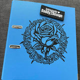TATTOO FLOWER 1 2 oder 3 farbig, Plotterdatei, Laserdatei - Sewando