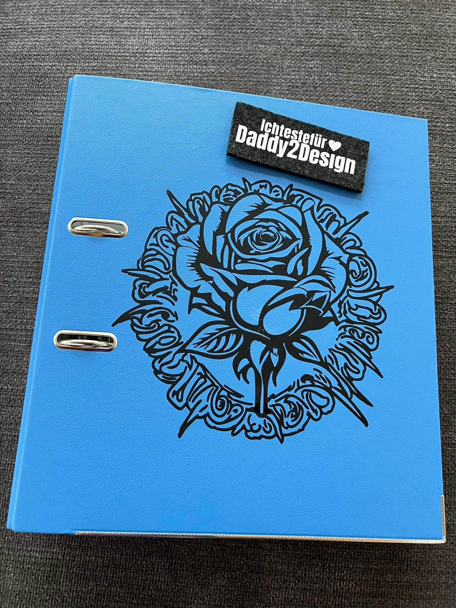 TATTOO FLOWER 1 2 oder 3 farbig, Plotterdatei, Laserdatei - Sewando
