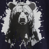 der Bär - into the wild - in der Wildnis, Plotterdatei, Laserdatei - Sewando