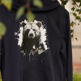 der Bär - into the wild - in der Wildnis, Plotterdatei, Laserdatei - Sewando