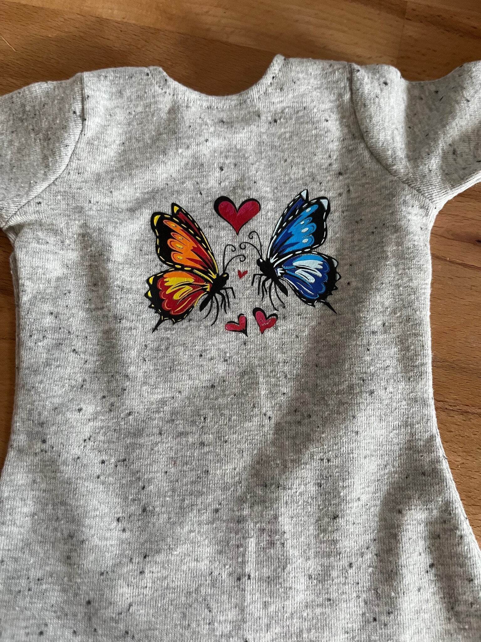 SchmetterLiebe die 2 süssen Schmetterlinge, Plotter und Laser-Datei als SVG und DXF - Sewando