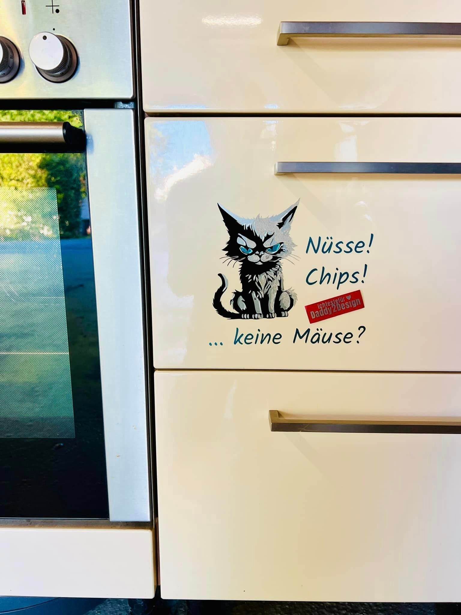 Lustig ärgerliche Katze Angry Cat, Plotter und Laser-Datei als SVG und DXF - Sewando