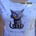 Lustig ärgerliche Katze Angry Cat, Plotter und Laser-Datei als SVG und DXF - Sewando