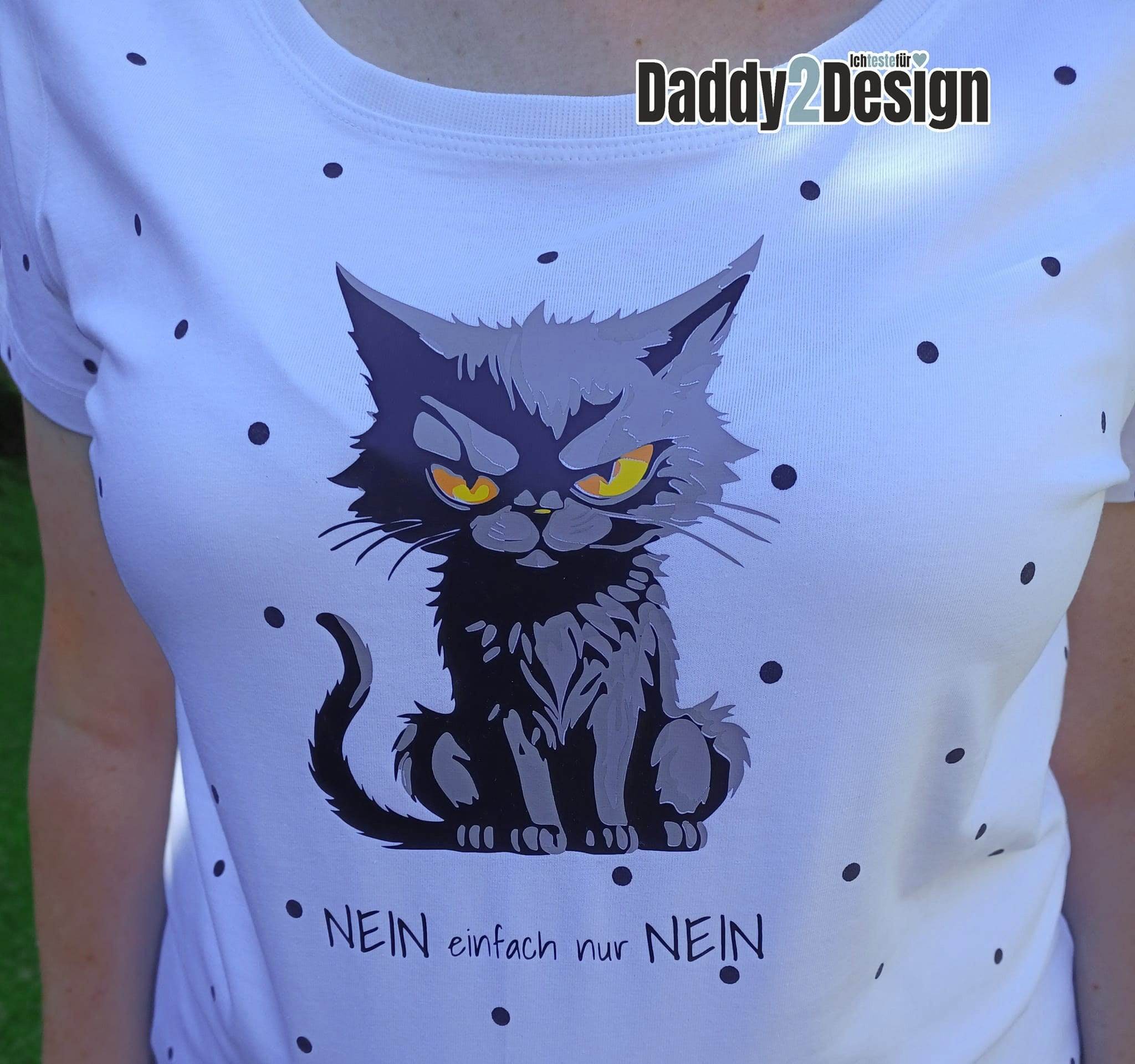Lustig ärgerliche Katze Angry Cat, Plotter und Laser-Datei als SVG und DXF - Sewando